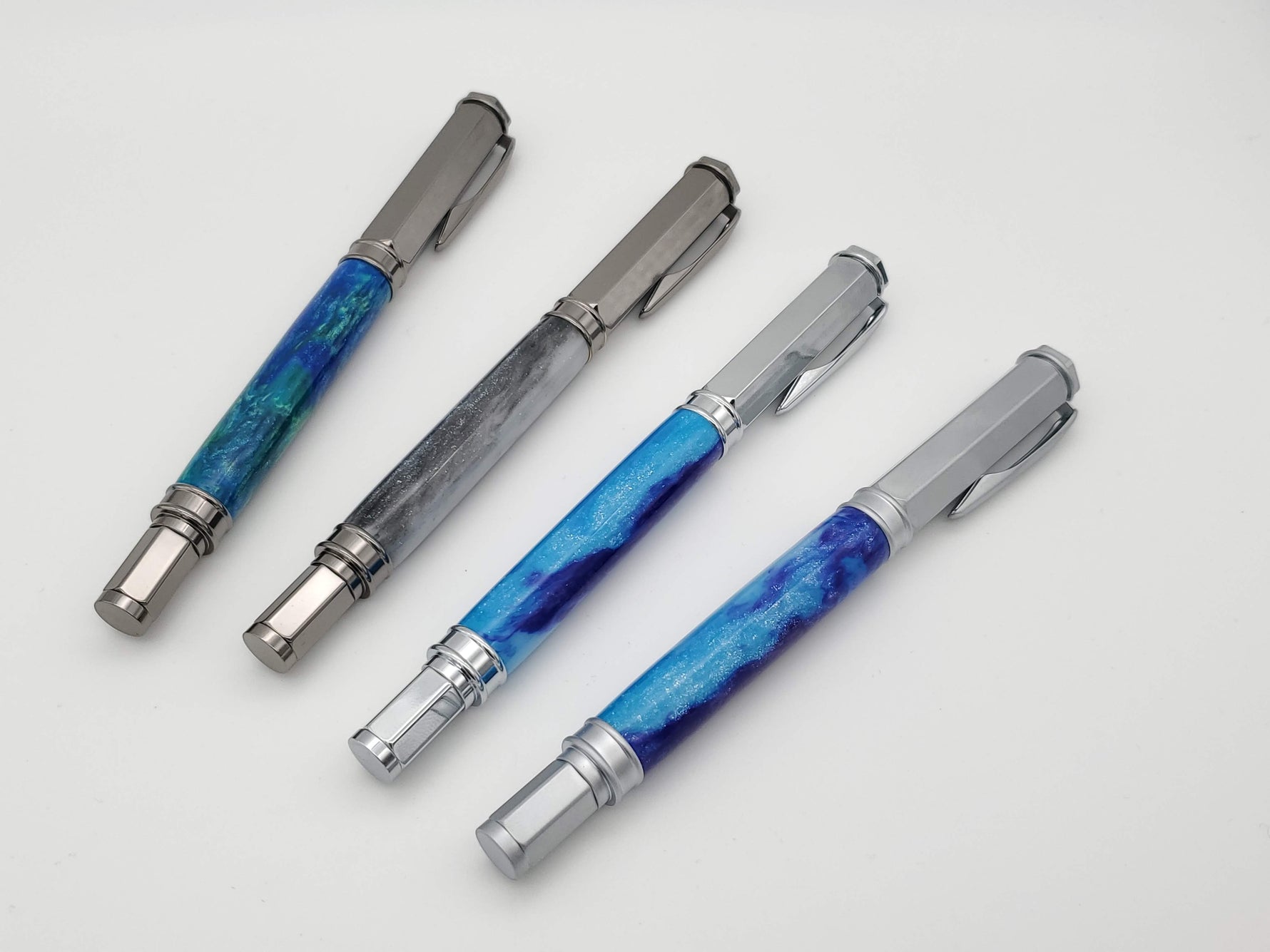 Custom Cast Resin Magnetic Vertex Rollerball image 0