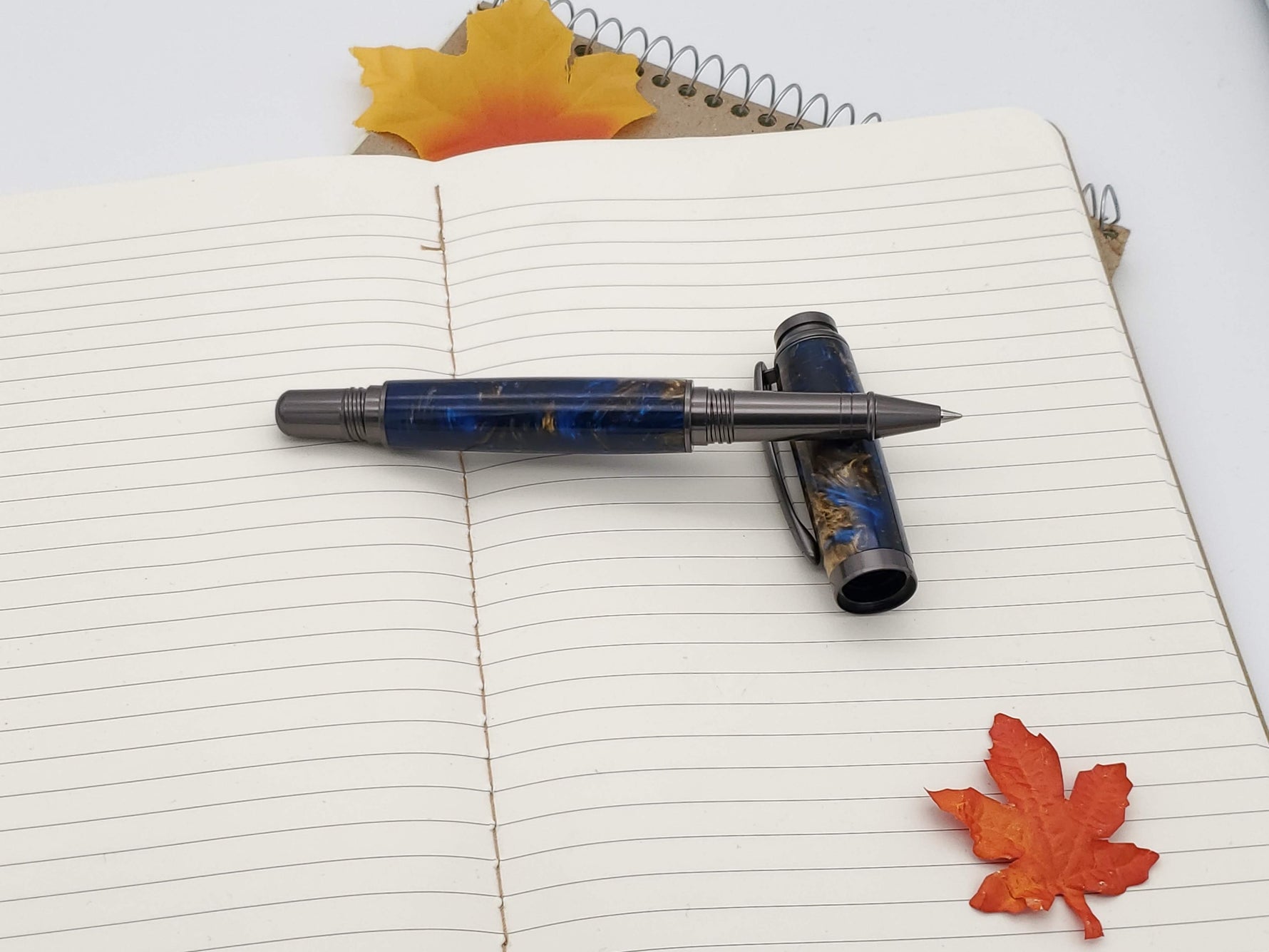 Blue & Gold Commander Gun Metal image 0