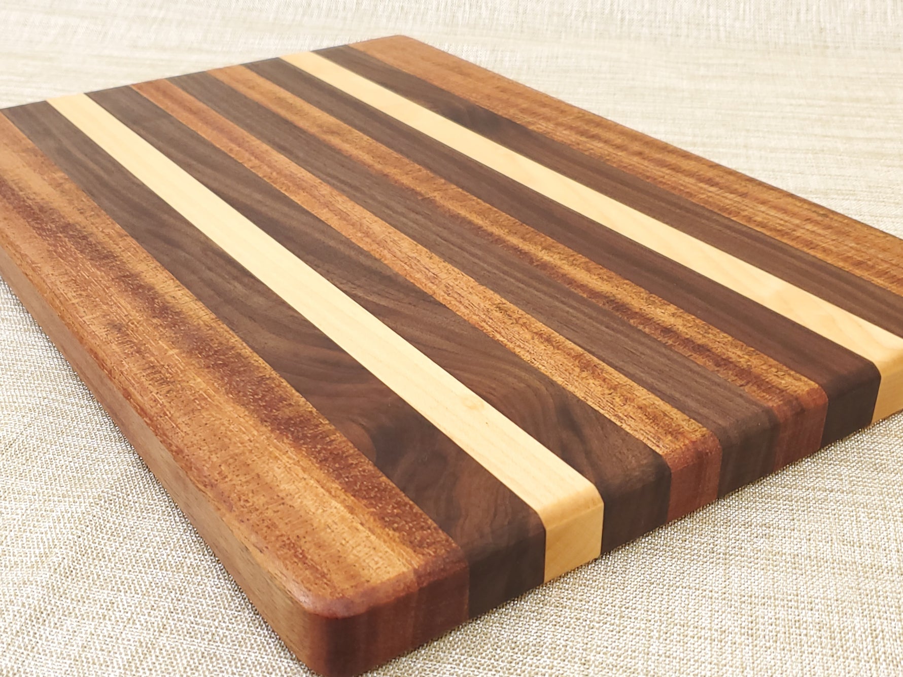 Mahogany, Walnut & Maple Cutting Board image 0