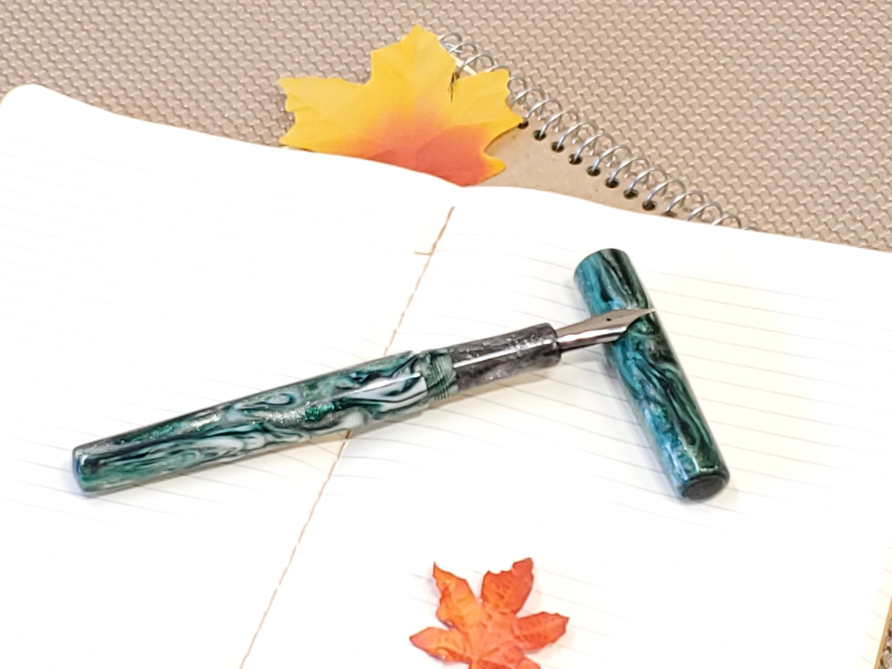 Emerald - Acer Model || Bespoke Fountain Pen || Bock #6 Nib image 0