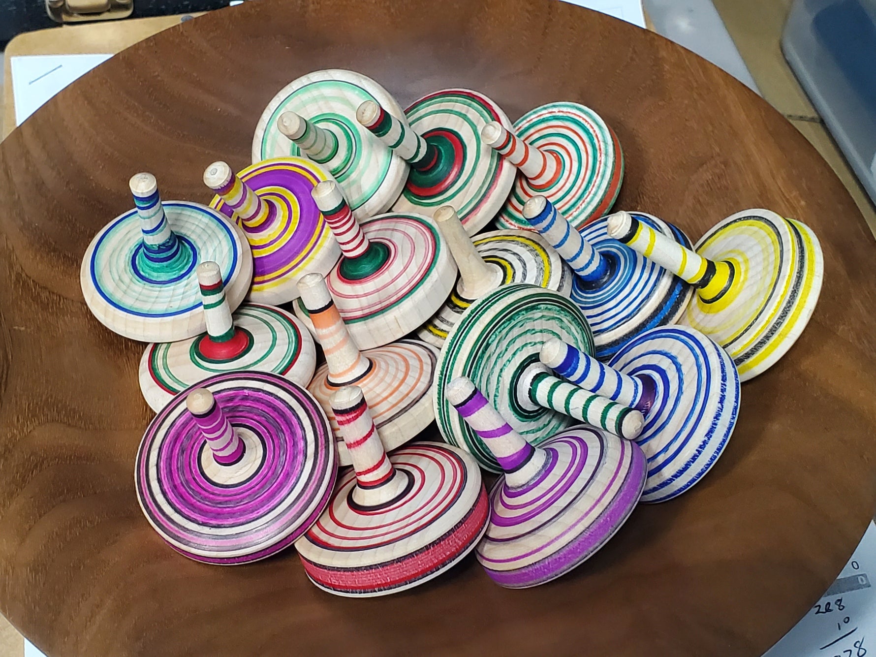 Wooden Spin Tops image 0