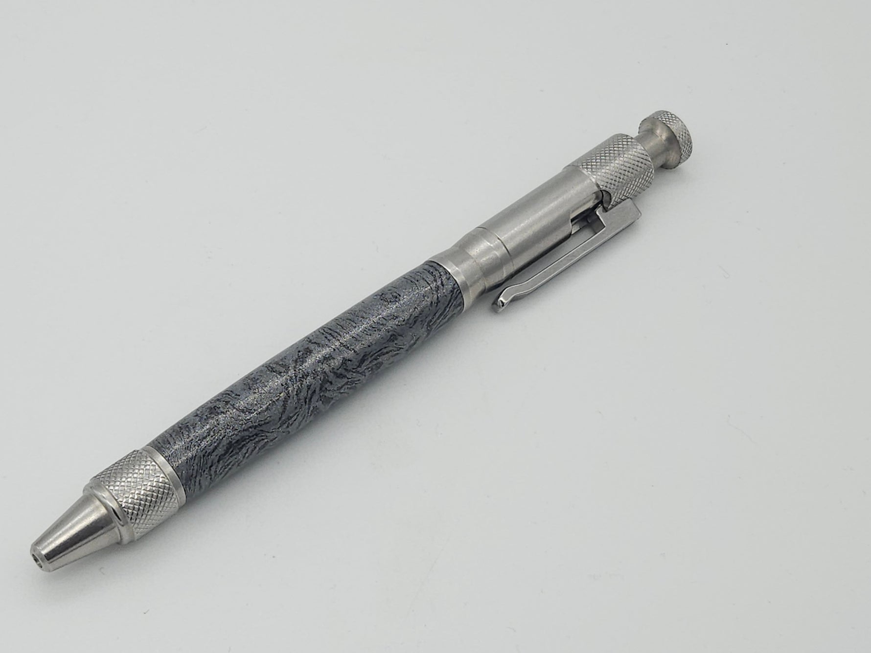 Clip Bolt Action M3 Composite Metal Ballpoint Pen image 0