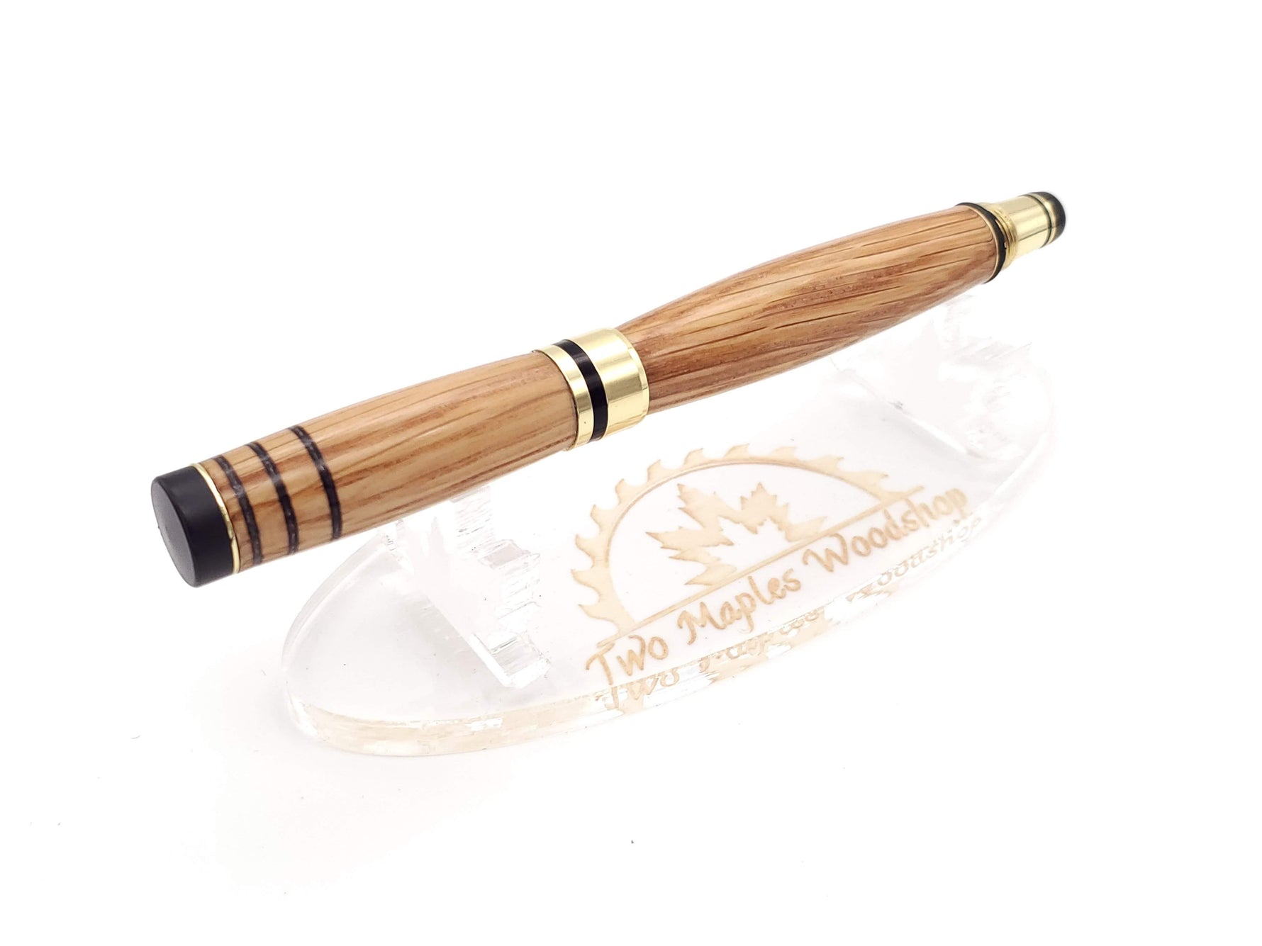 Premium Classic 24k Gold Fountain Pen | Jack Daniels Whiskey Barrel image 7