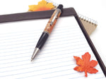 Maple Burl & Resin Gatsby Ballpoint Twist Pen image 7