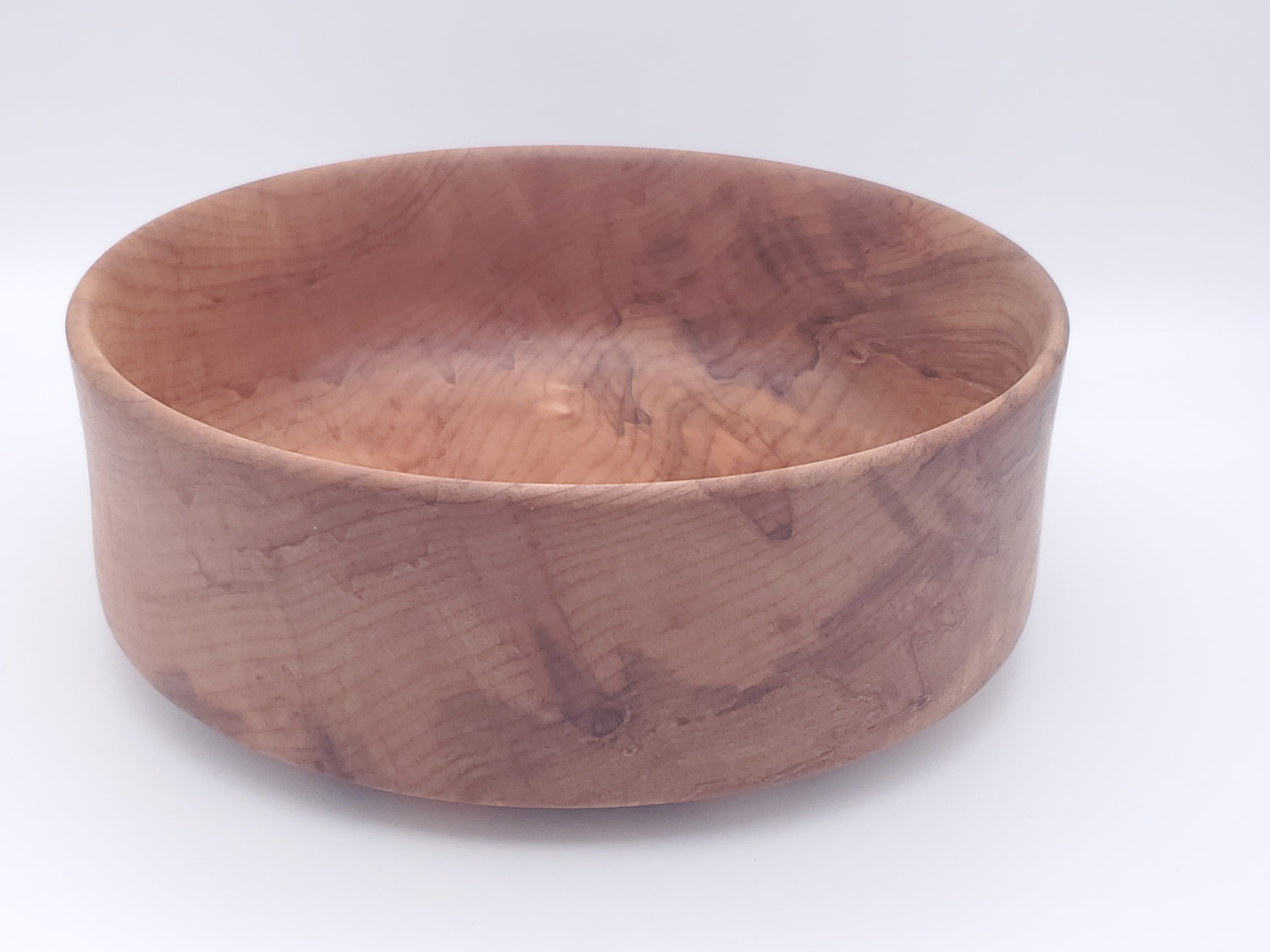 Highly Figured Maple Decorative Wood Bowl 7.5 x 2.75 image 2