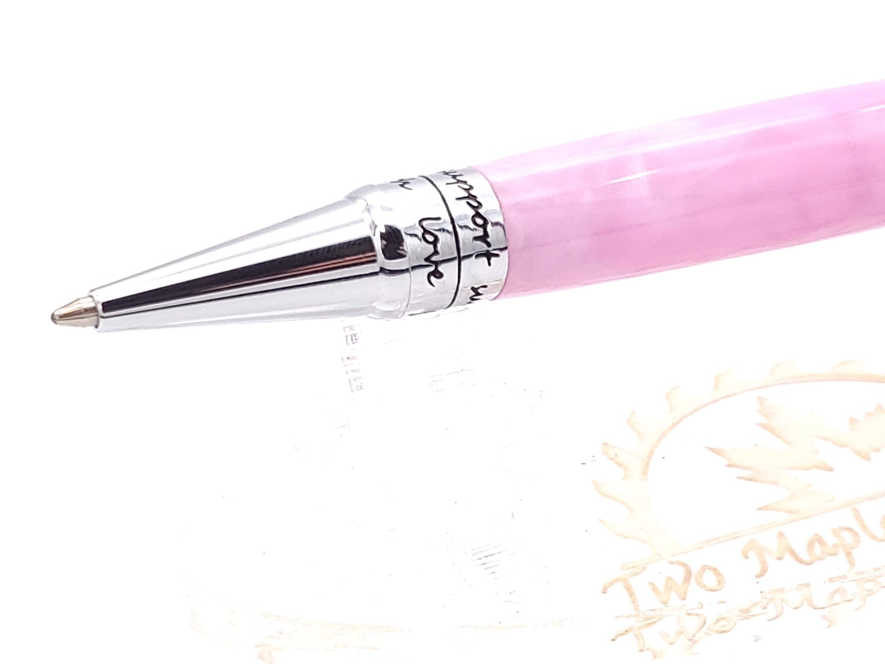 Hope Breast Cancer Pen- Hot Pink Pearl image 6