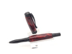 Marinara Diamond Knurl Black Chrome Rollerball Pen image 3