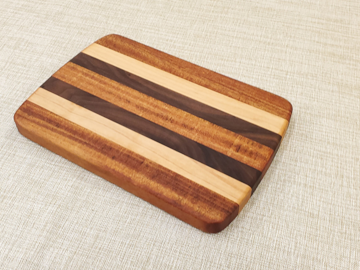 Mahogany, Walnut & Maple Cutting Board image 0