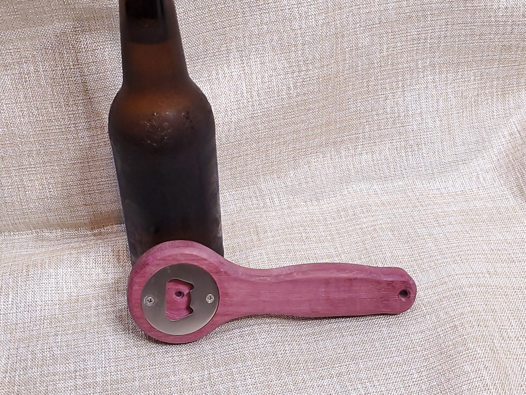 Bottle Opener - Purpleheart image 2