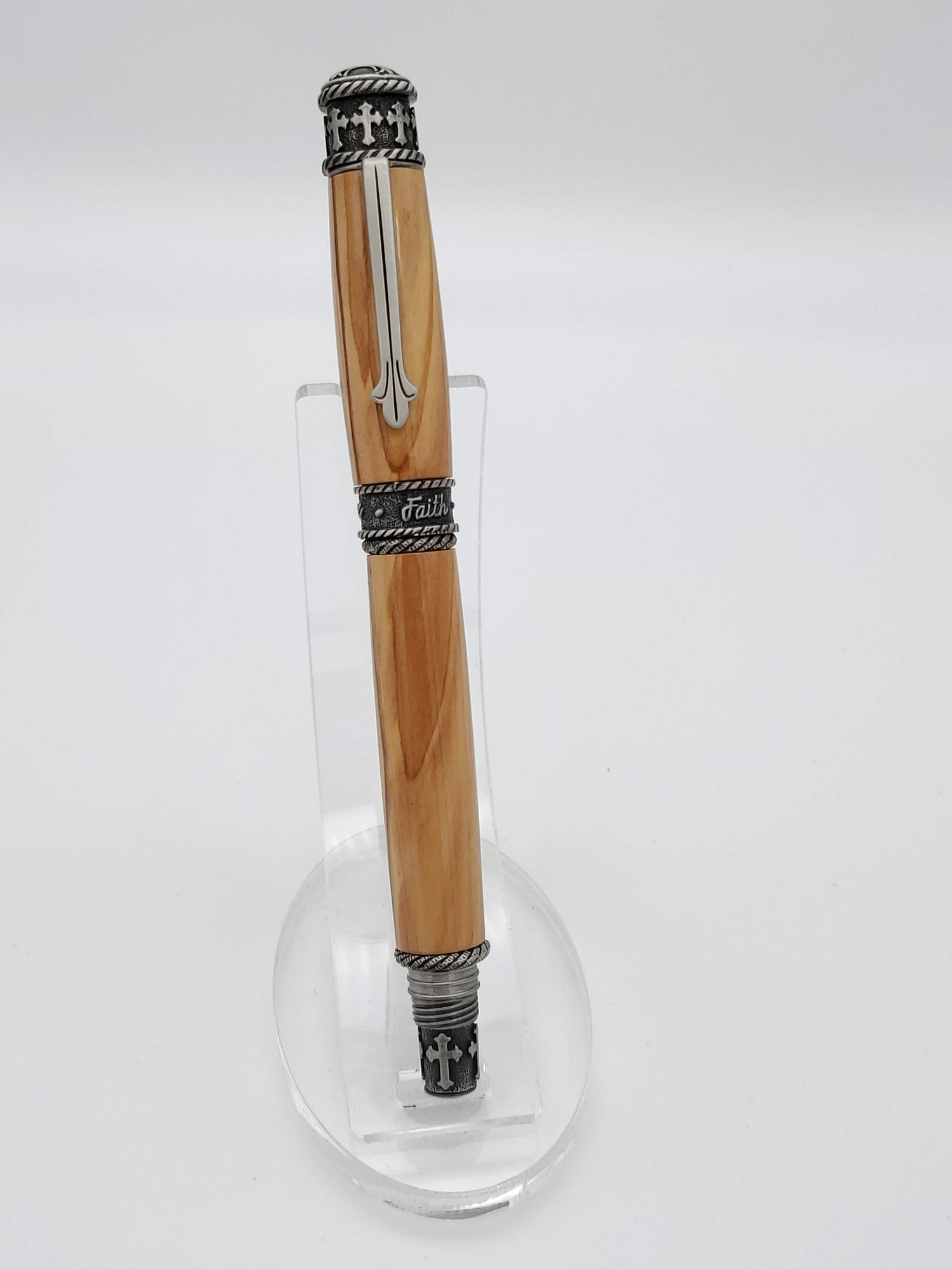 Bethlehem Olive Wood Rollerball Faith Hope Love image 2