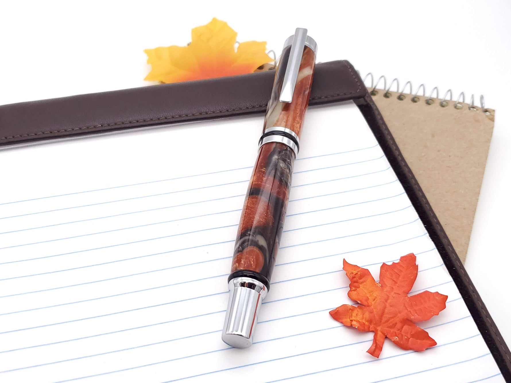 Cameron Fountain Pen in Chrome Finish image 9