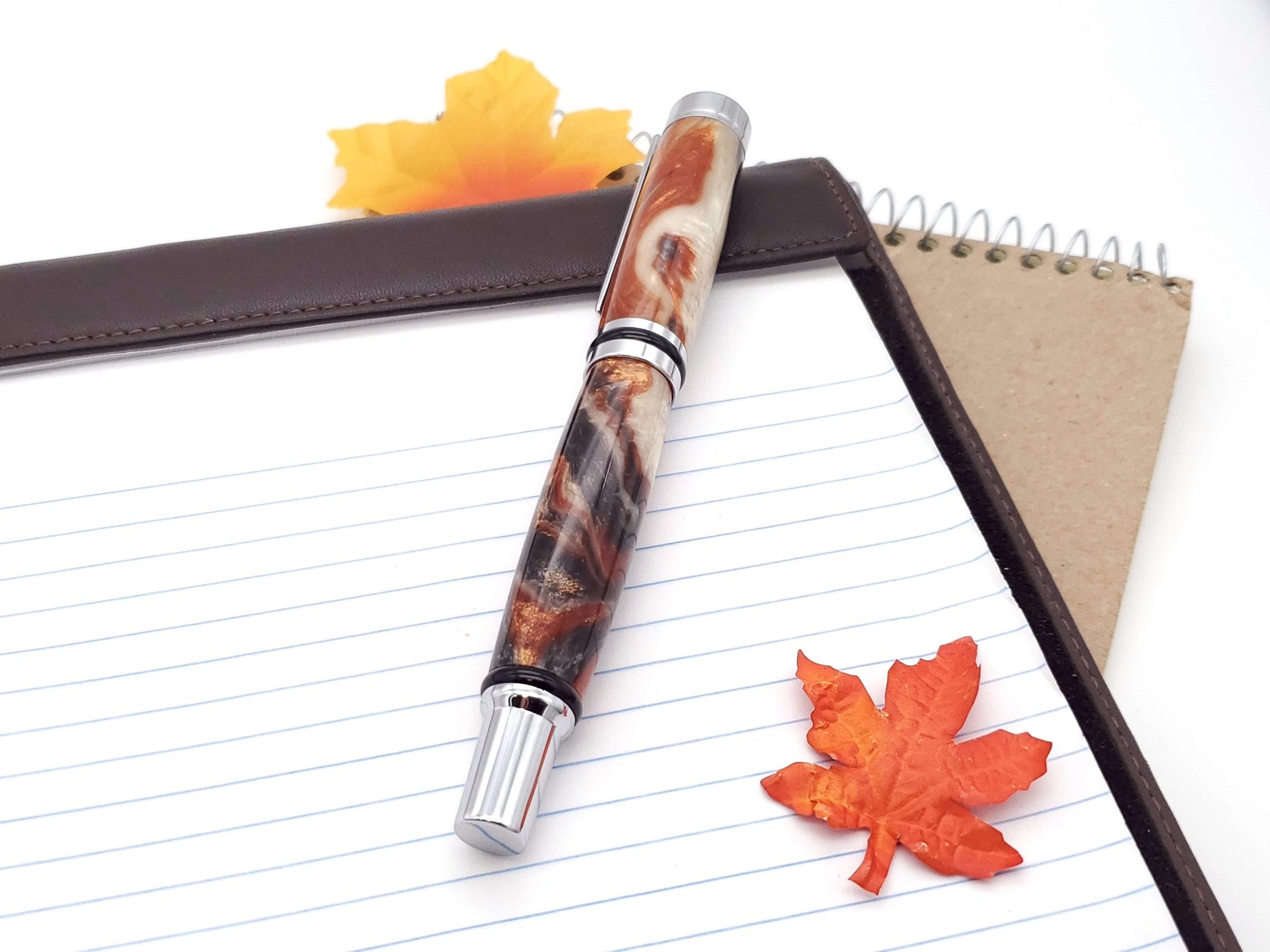 Cameron Fountain Pen in Chrome Finish image 10
