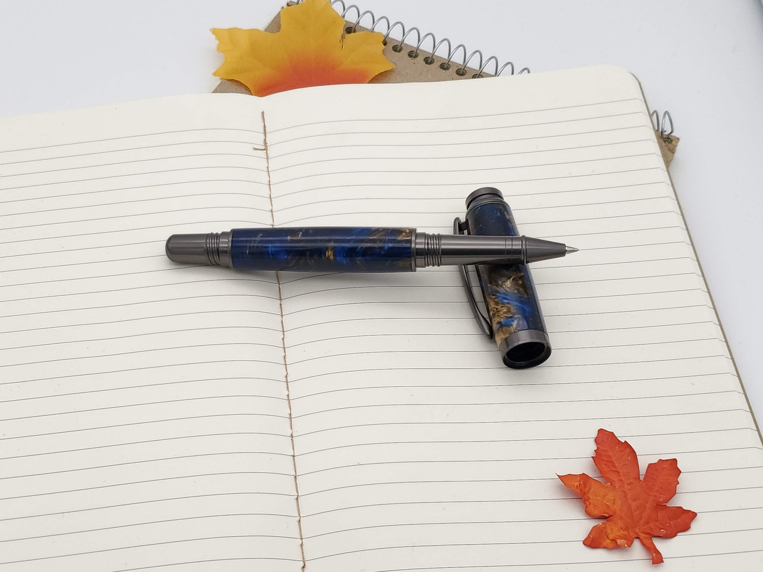 Blue & Gold Commander Gun Metal image 0