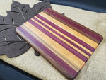 Walnut, Purpleheart, &  Cherry Cutting Board image 1