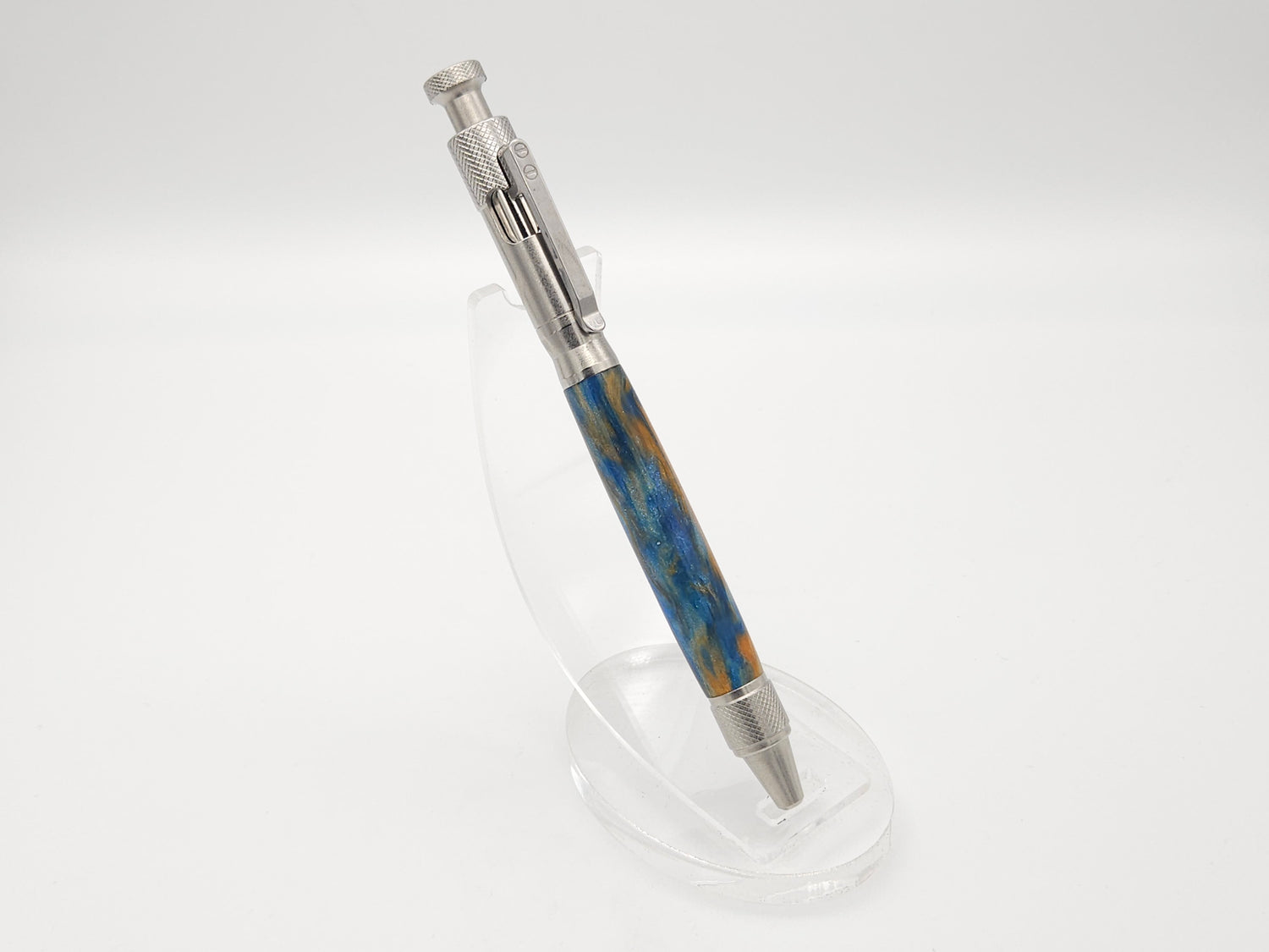 Clip Bolt Action Blue & Gold DiamondCast