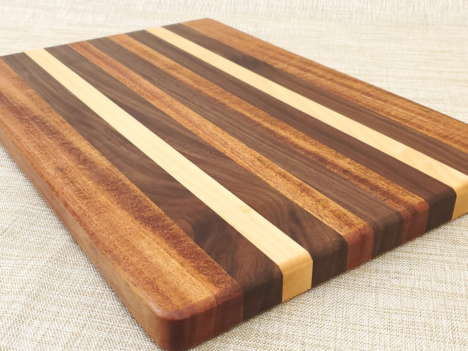 Mahogany, Walnut & Maple Cutting Board image 0