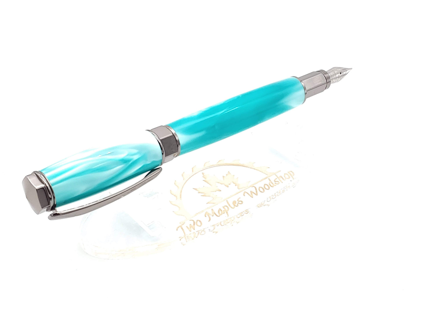 Vertex Supreme Fountain Pen in Gun Metal Finish image 1