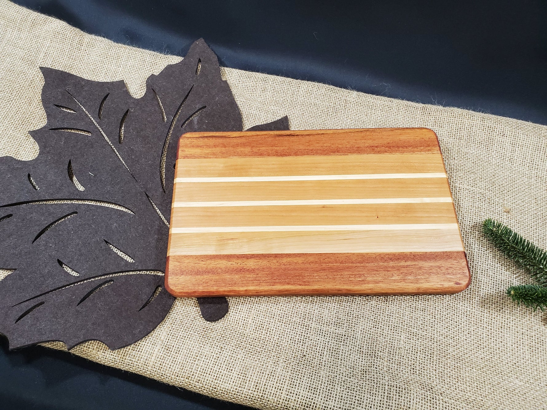 Mahogany, Cherry & Maple Cutting Board image 3