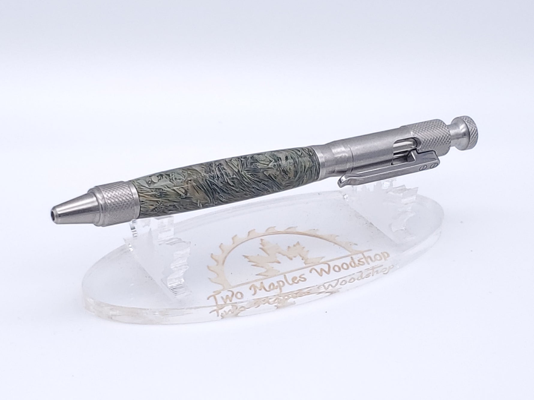 On the Money Clip Bolt Action Ballpoint Pen image 2
