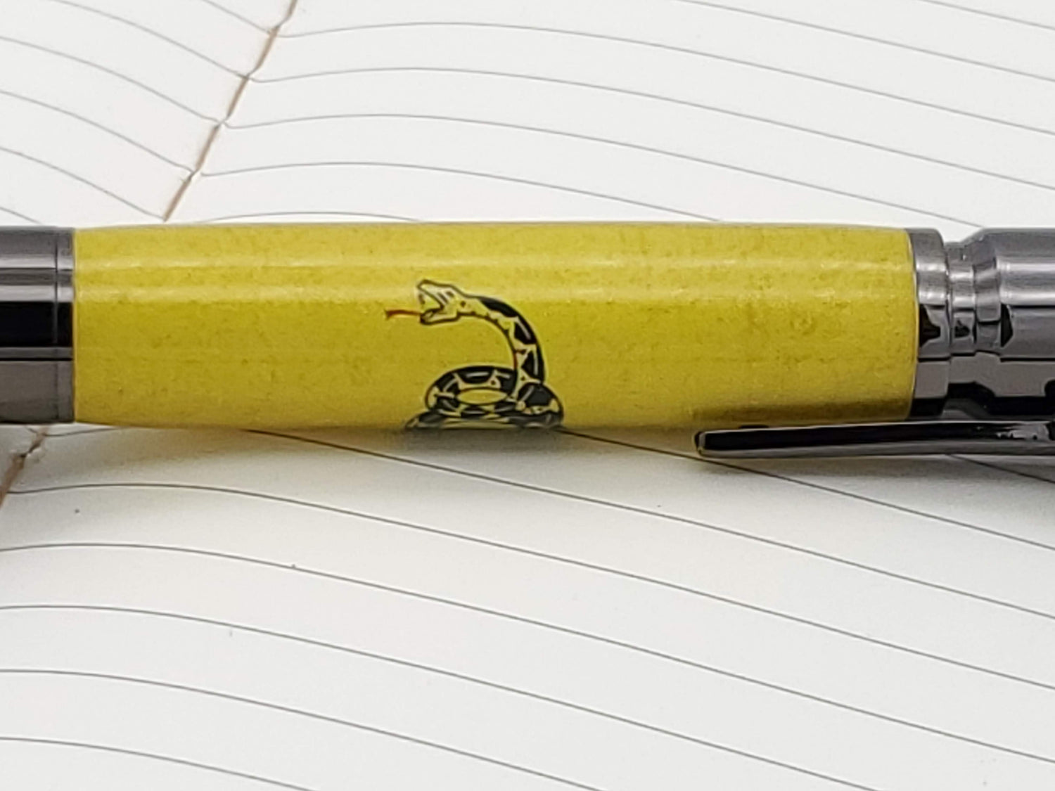 "Don't Tread on Me" 30 Cal Bolt Action Ballpoint Pen image 2