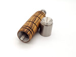 Whiskey Barrel Grinder, Push Action, Pepper Mill, Salt Grinder image 2