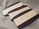 Walnut & Maple Oval Cutting Boards image 1