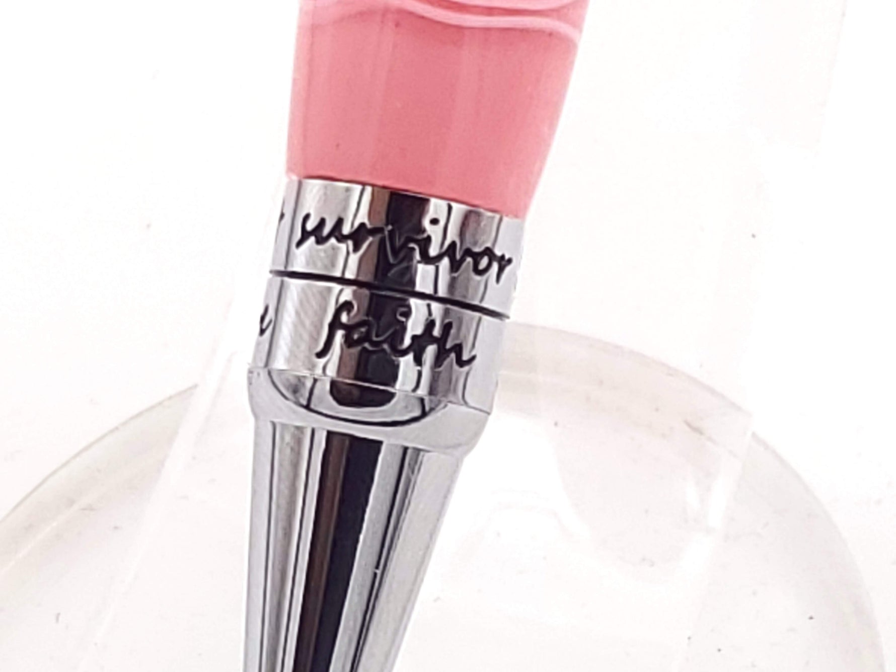 Hope Breast Cancer Pen- Pink Swirl image 4