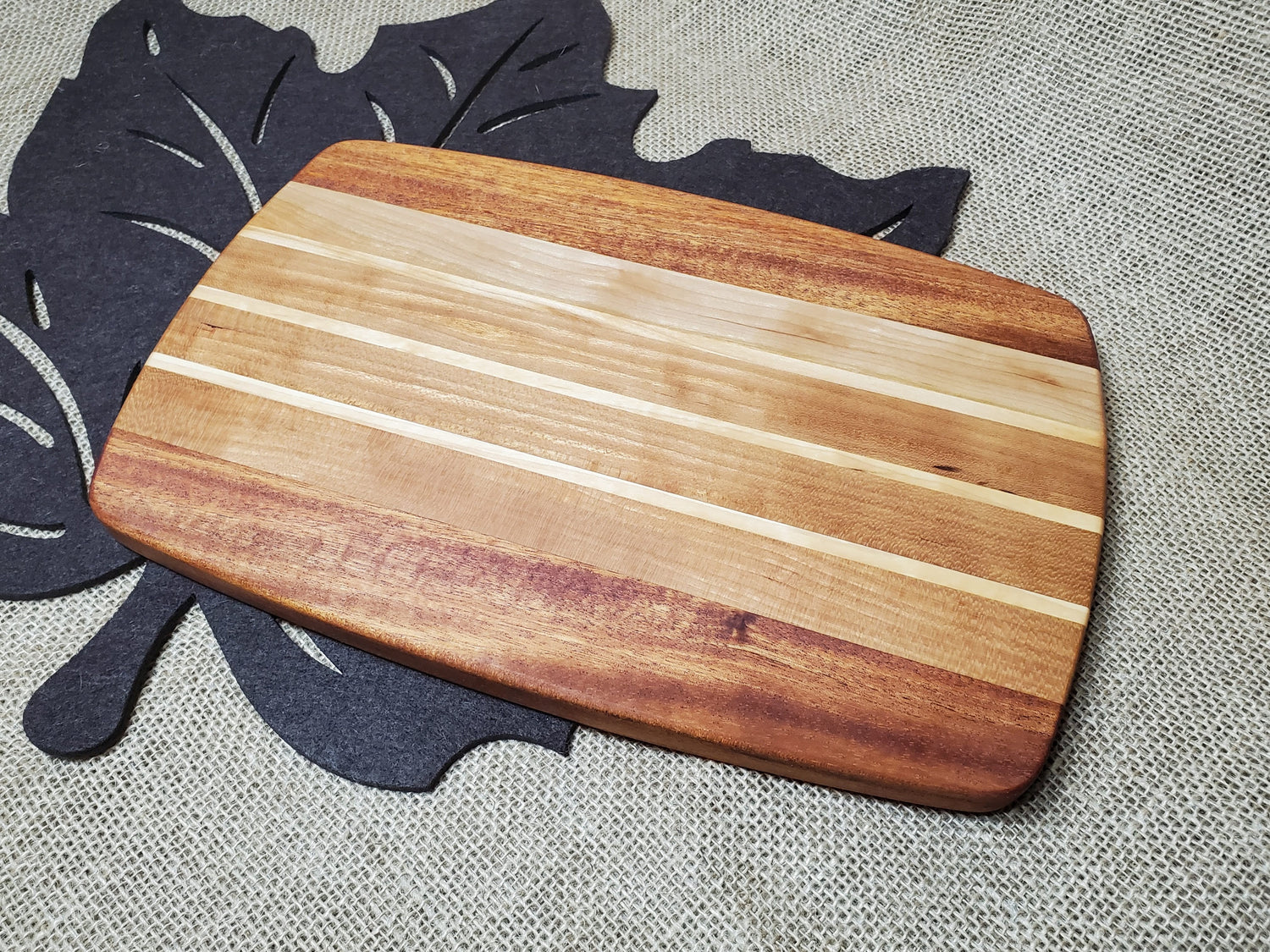 Mahogany, Cherry, & Maple Cutting Board image 1