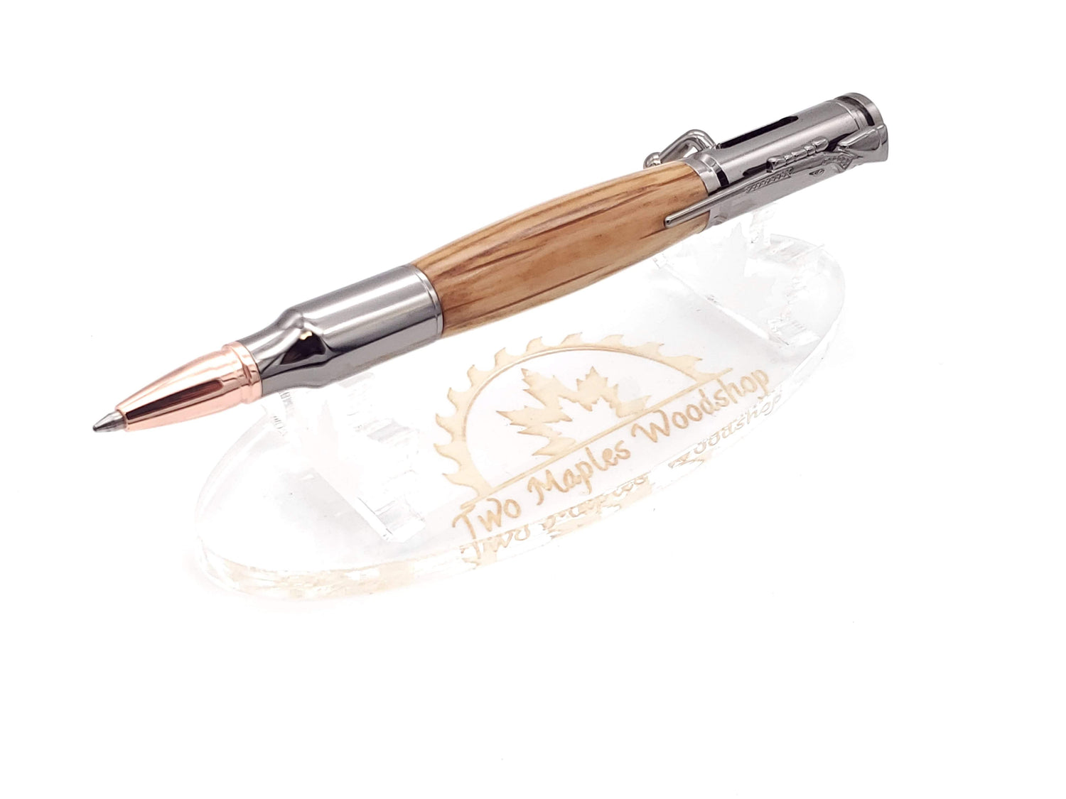 Authentic Jack Daniels Bolt Action Ballpoint Pen image 0