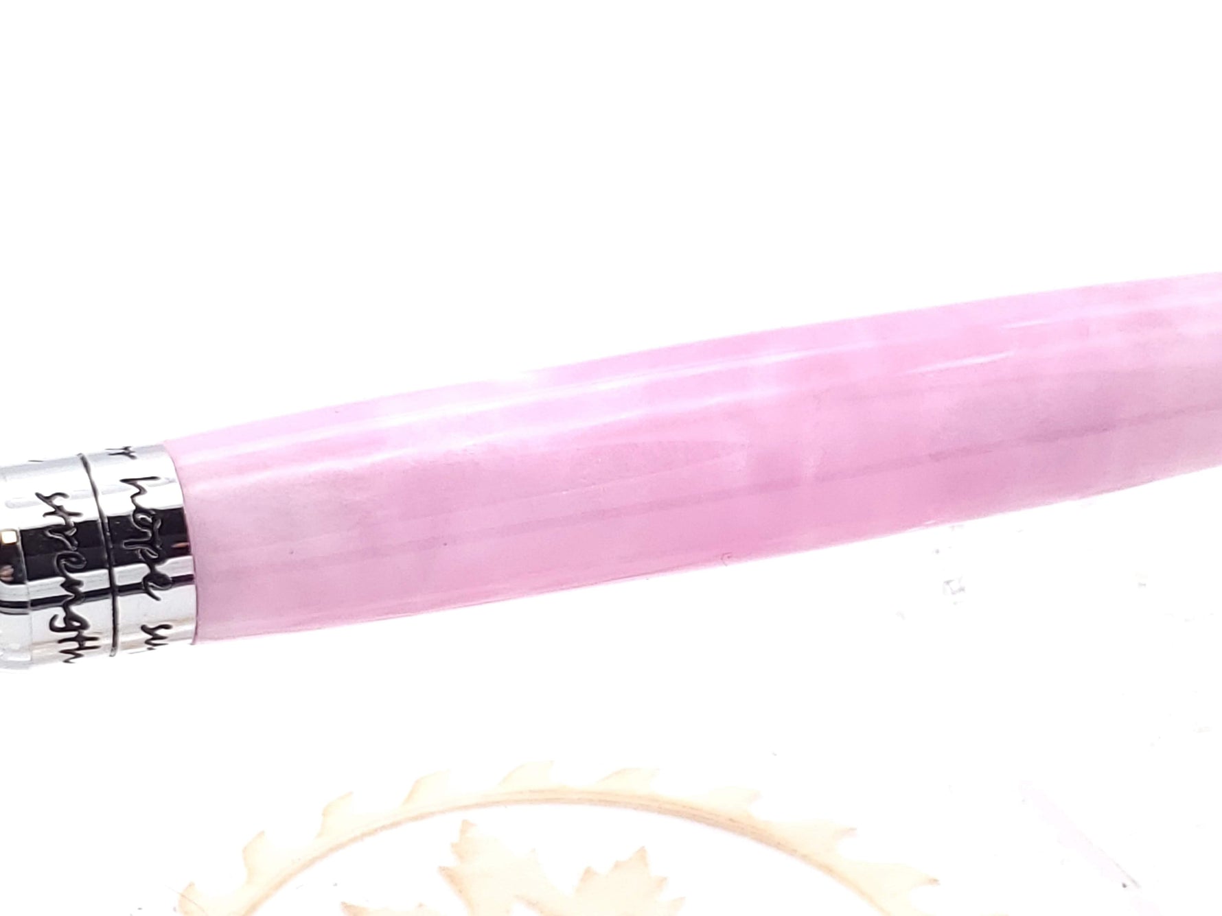 Hope Breast Cancer Pen- Hot Pink Pearl image 3