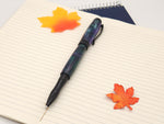 Grape Vines Diamond Knurl Black Chrome Rollerball Pen image 0