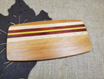 Cherry, Maple, Padauk & Yellowheart Cutting Board image 0
