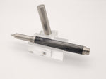 Black & Silver DiamondCast Raw 303 Stainless Rollerball Pen image 3
