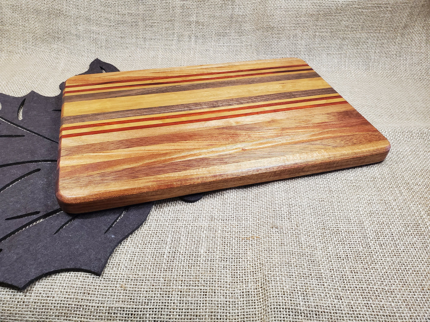 Mahogany, Cherry, Walnut & Padauk Cutting Board image 1