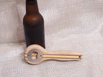 Bottle Opener - Spalted White Oak with Yellowheart & Walnut image 2