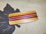 Cherry, Maple, Padauk & Purpleheart Cheeseboard image 0