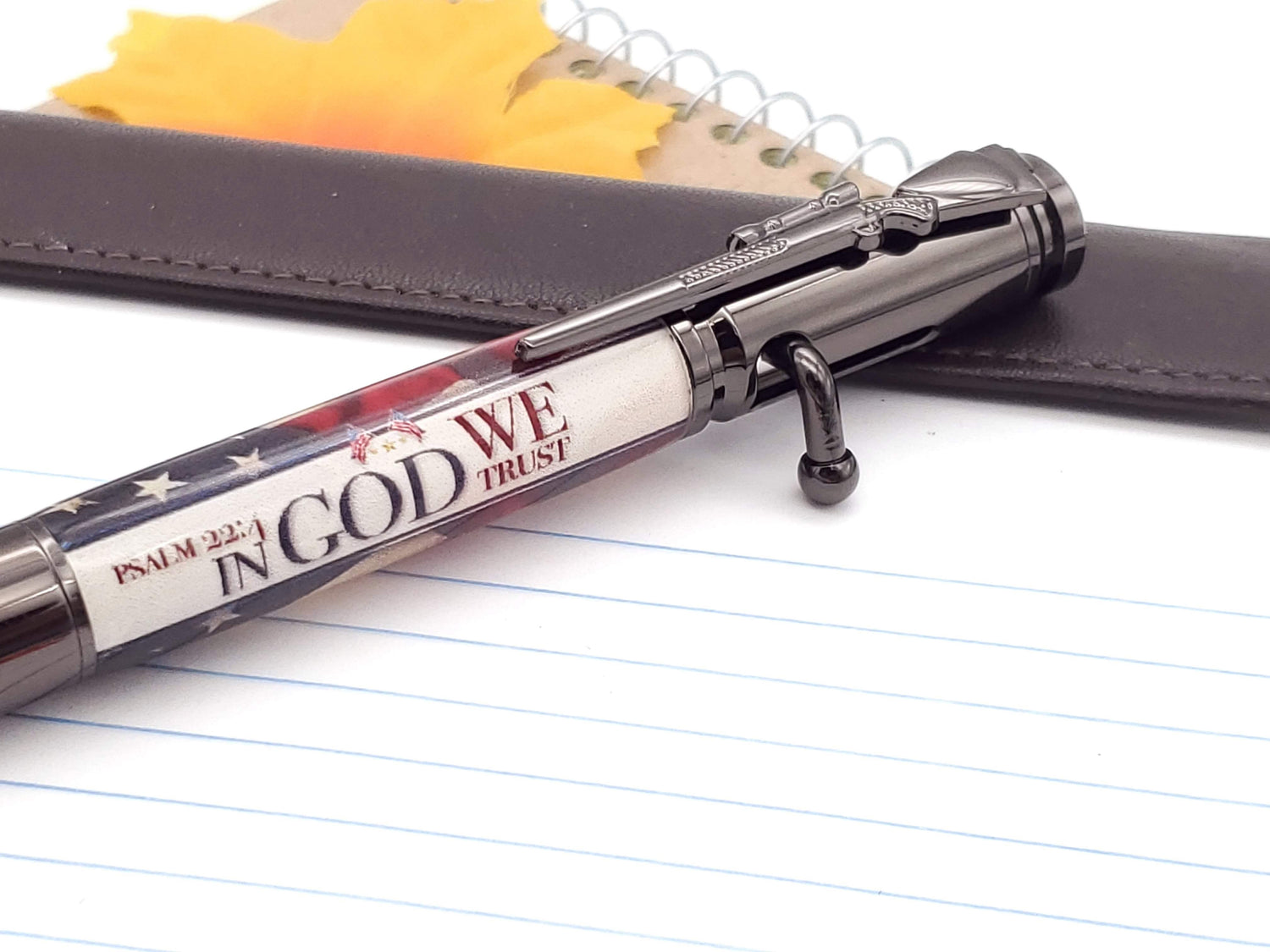 In God We Trust Bolt Action Ballpoint Pen image 2