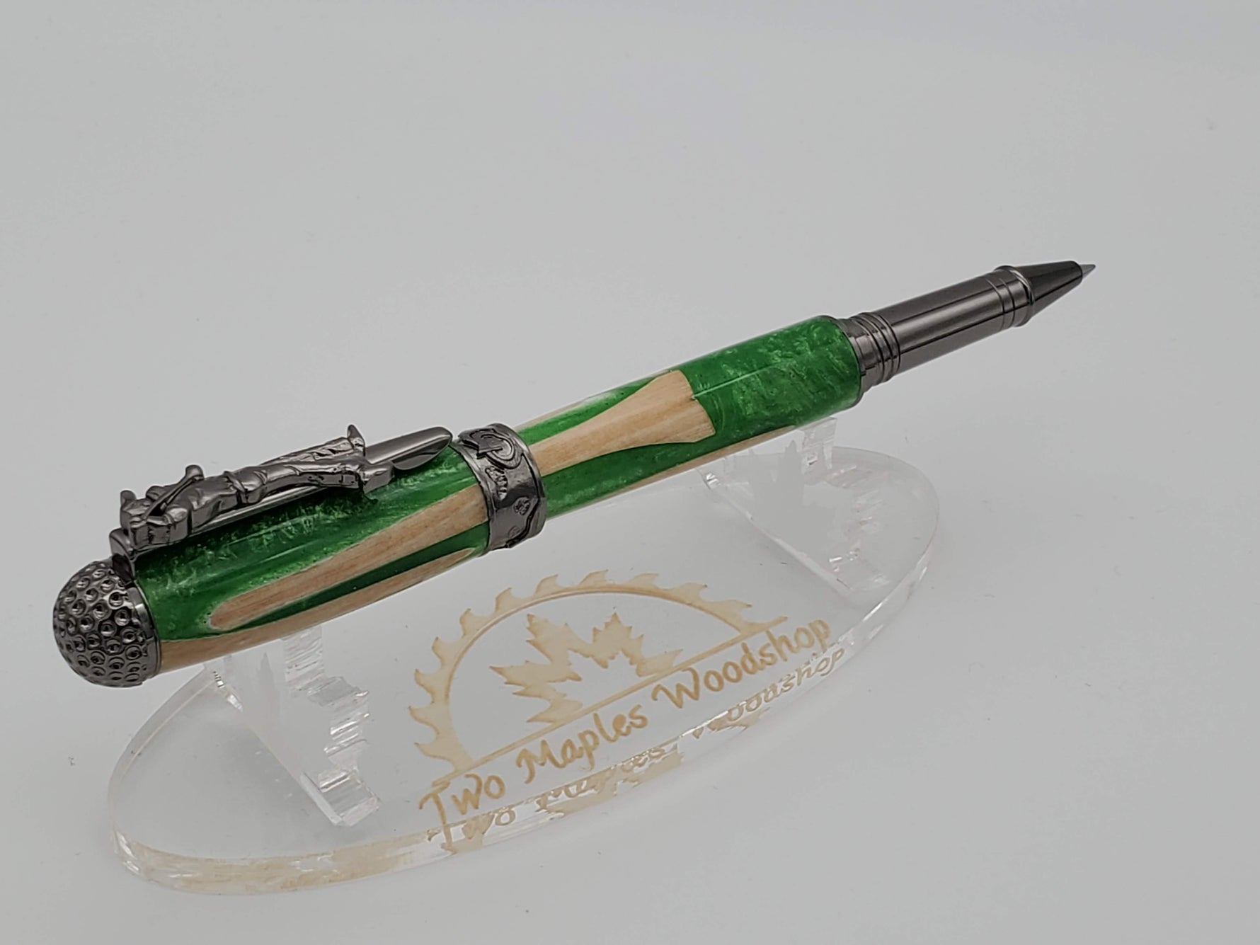 On The Green Rollerball with real golf tees image 4