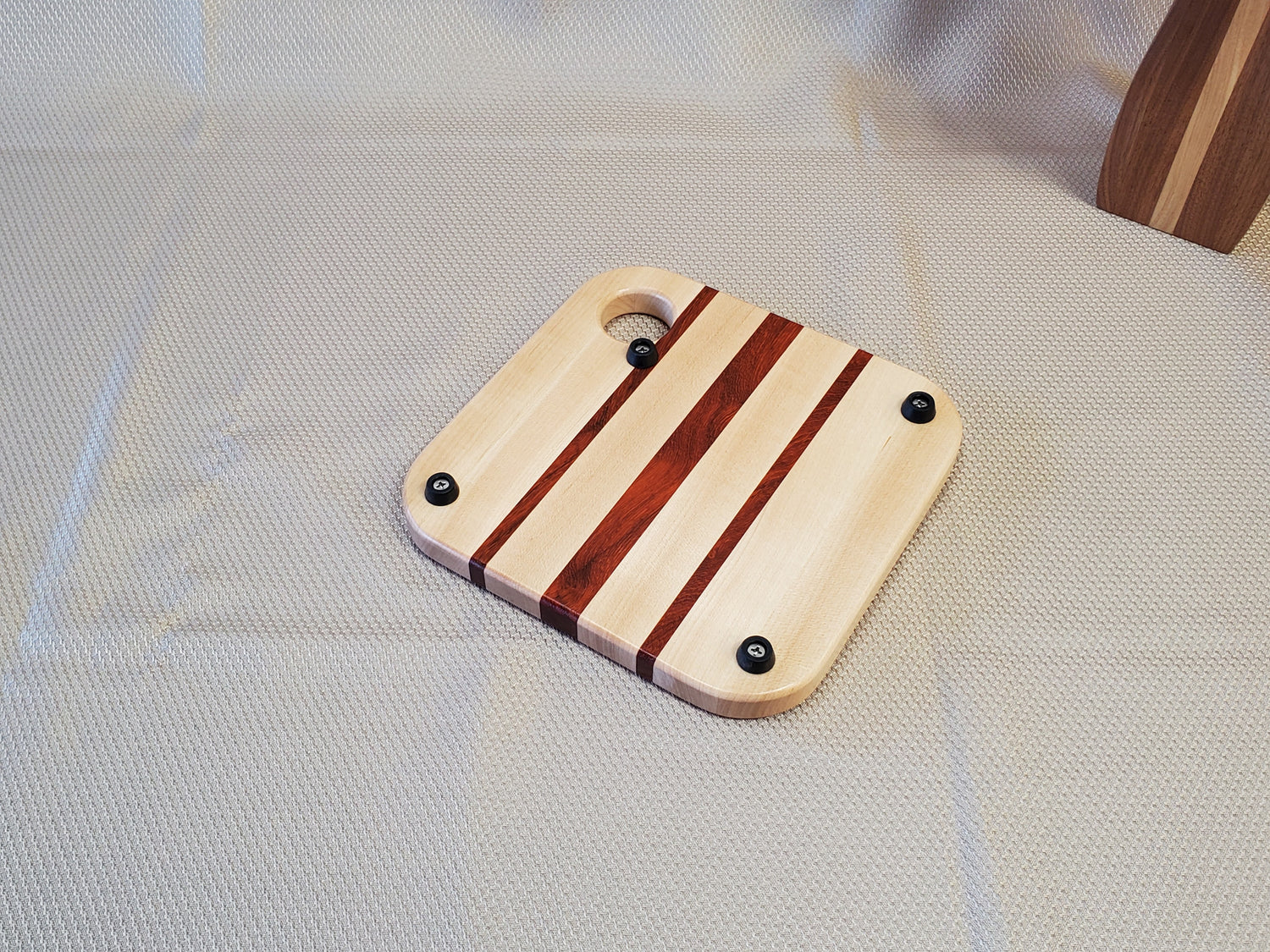 Trivet- Maple, Padauk image 2