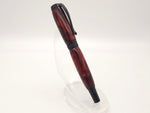 Marinara Diamond Knurl Black Chrome Rollerball Pen image 1