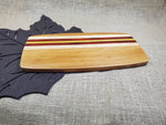 Cherry, Maple, Padauk & Yellowheart Cutting Board image 1
