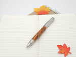 Clip Bolt Action Ballpoint Pen in Orange cast acrylic image 0