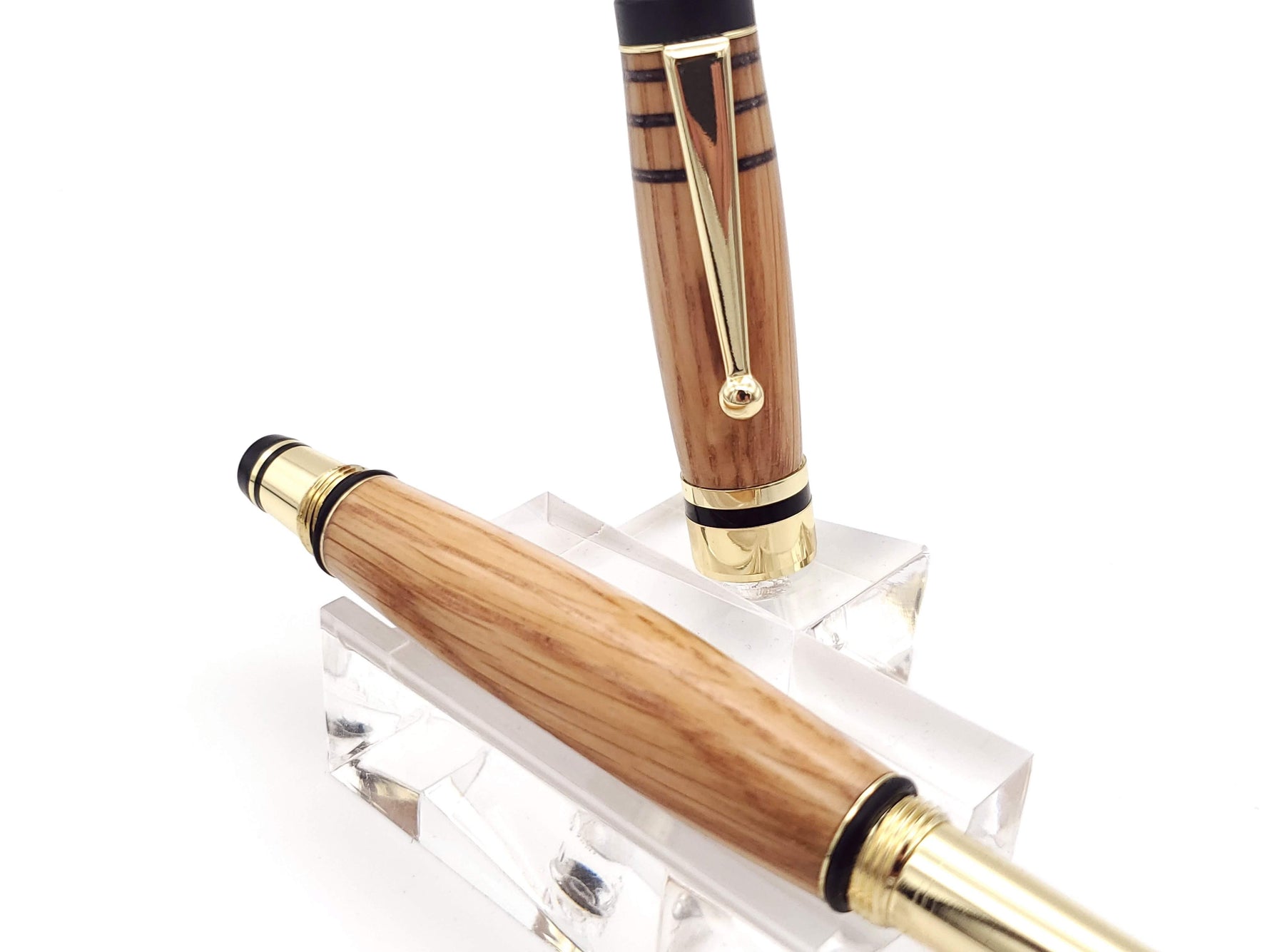 Premium Classic 24k Gold Fountain Pen | Jack Daniels Whiskey Barrel image 4