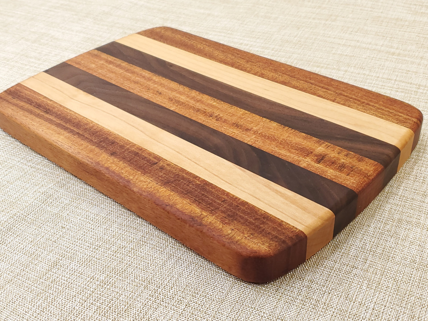 Mahogany, Walnut & Maple Cutting Board image 1