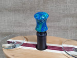 Exotic hardwood and acrylic bottle stoppers made with stainless steel image 8