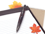 Polaris Black Titanium Ballpoint Pen | Blue, Red, & Gold Acrylic Resin image 5
