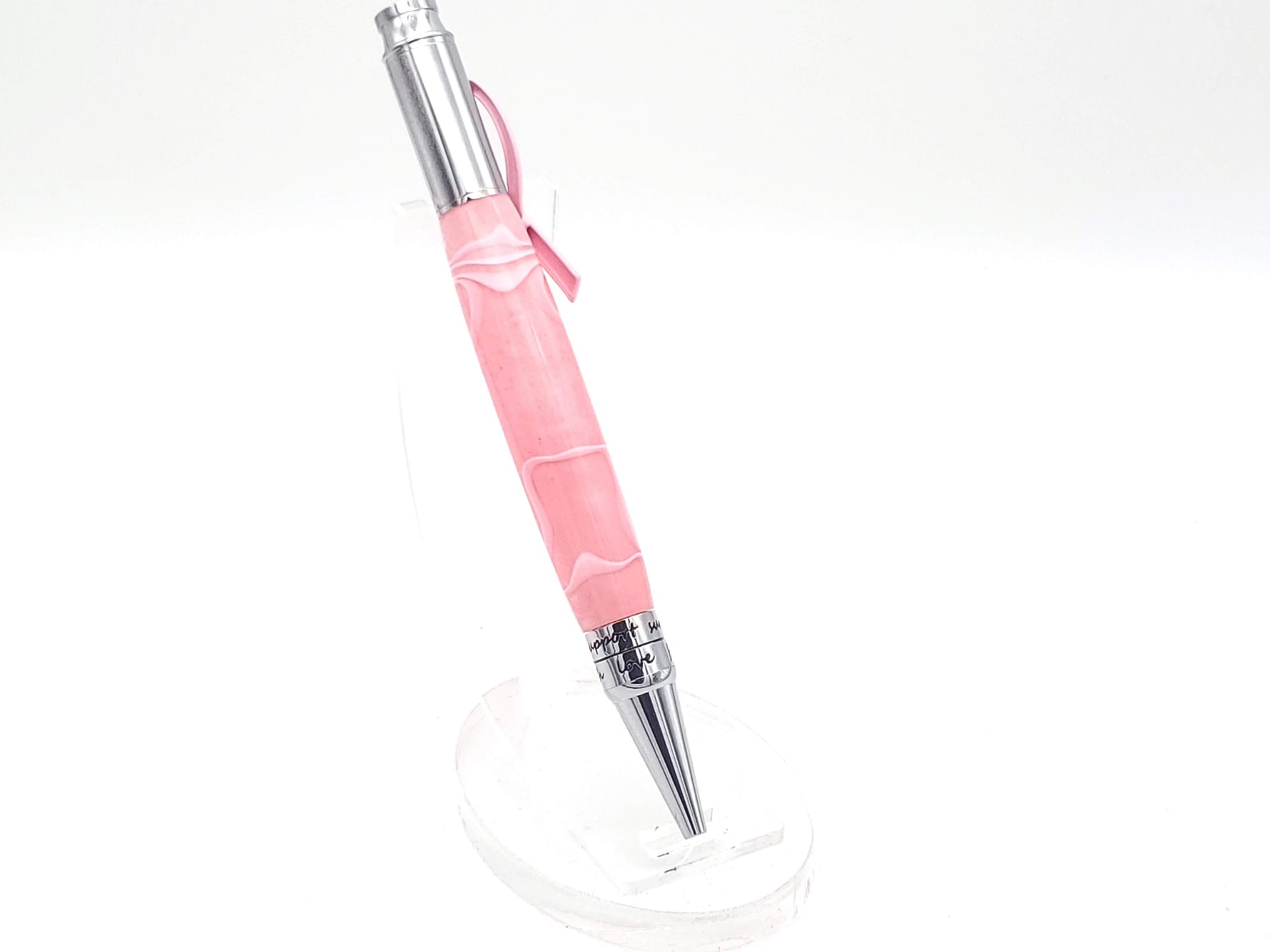 Hope Breast Cancer Pen- Pink Swirl image 3