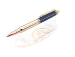 Thin Blue Line Click Pen image 0