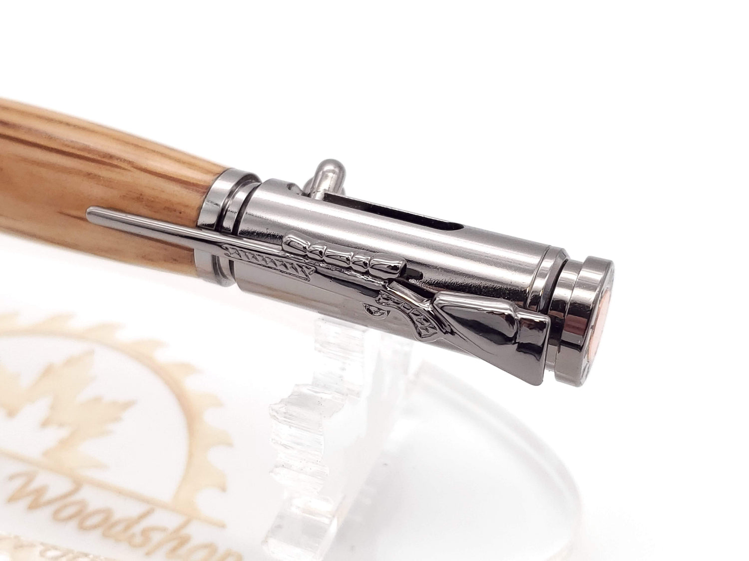 Authentic Jack Daniels Bolt Action Ballpoint Pen image 1