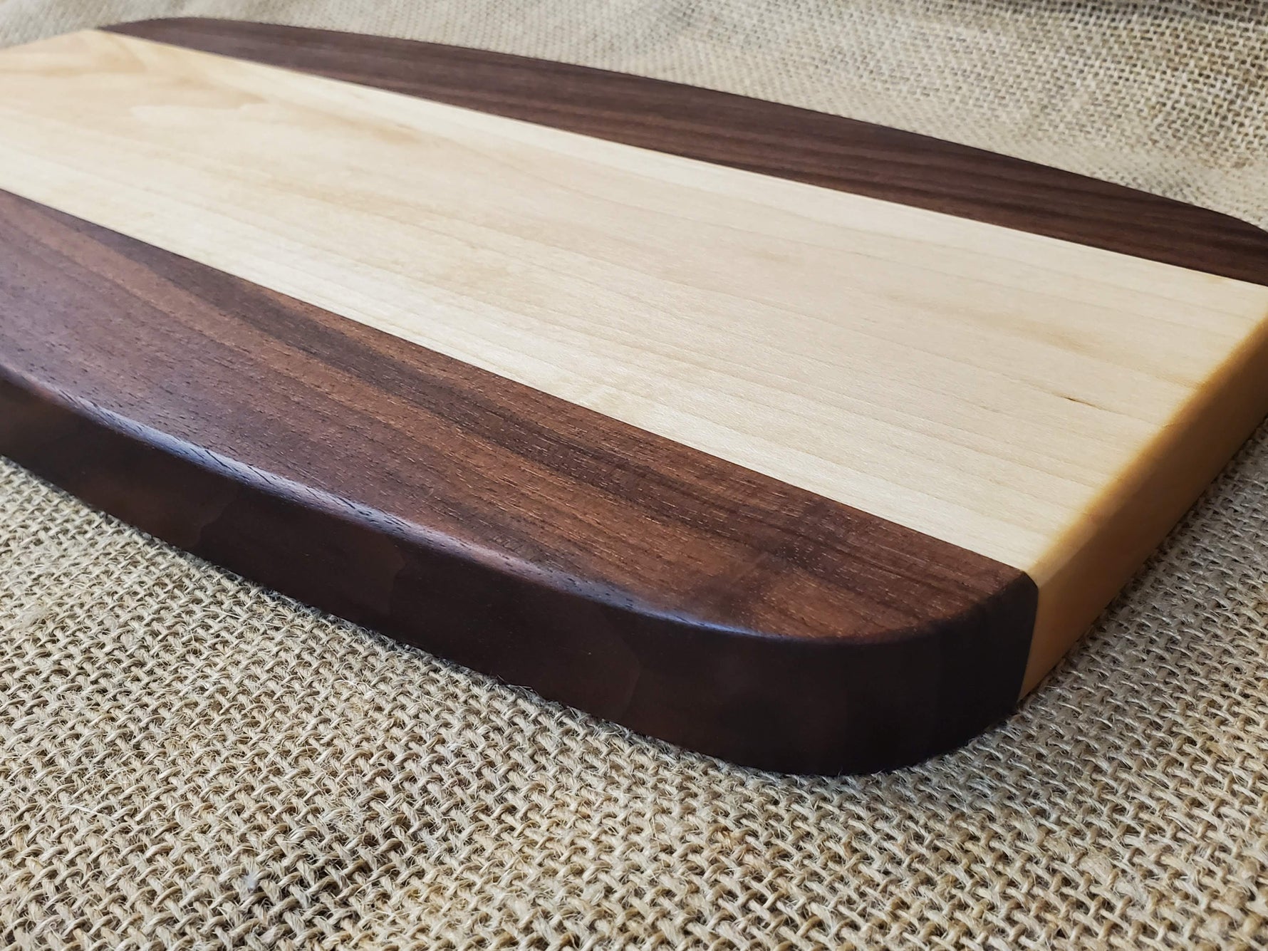 Walnut & Maple Oval Cutting Boards image 4